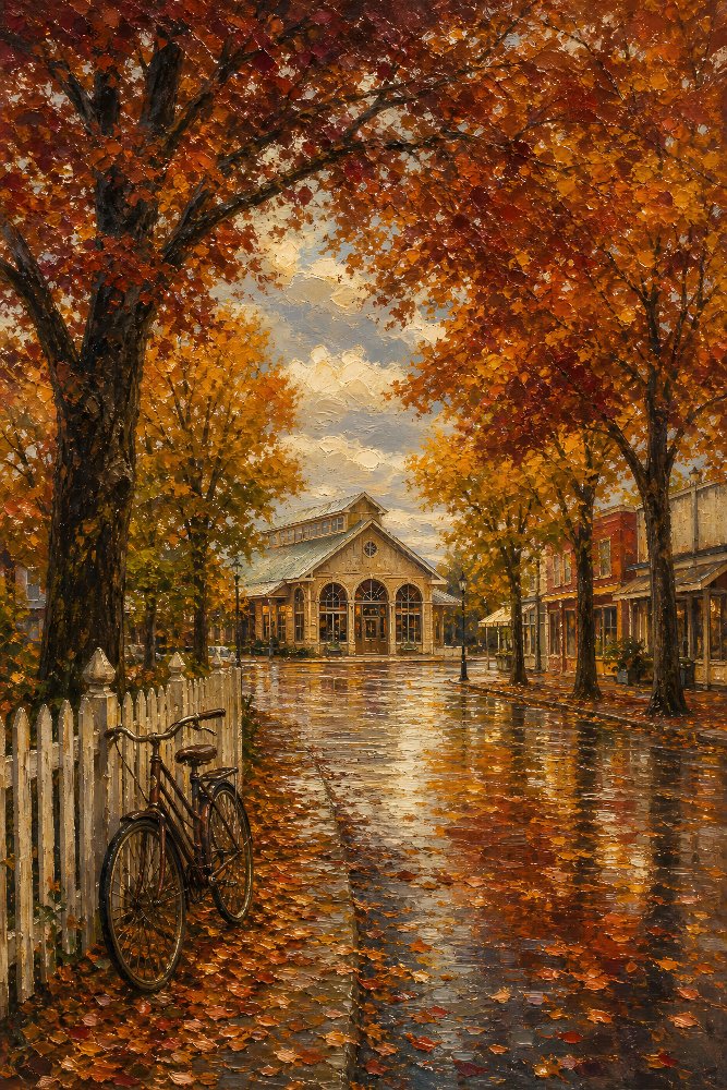 Maple Avenue by Fab Posters