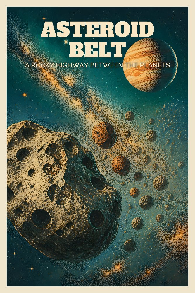 Asteroid Belt — Rock Highway by Fab Posters