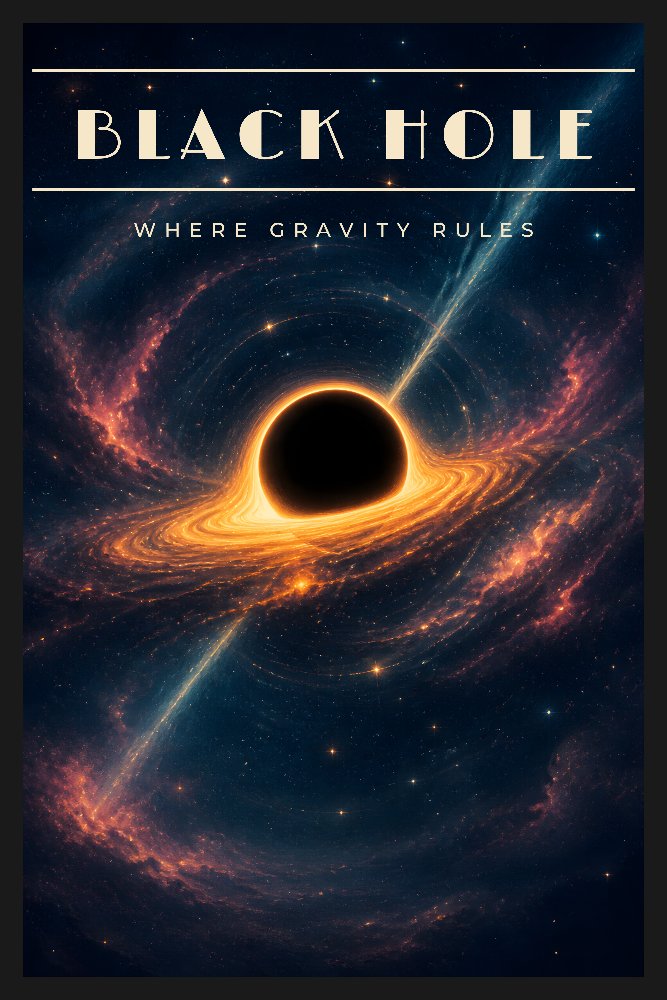 Black Hole — Event Horizon by Fab Posters