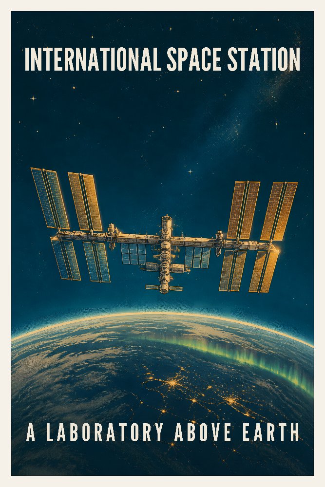 International Space Station — Orbiting Home by Fab Posters