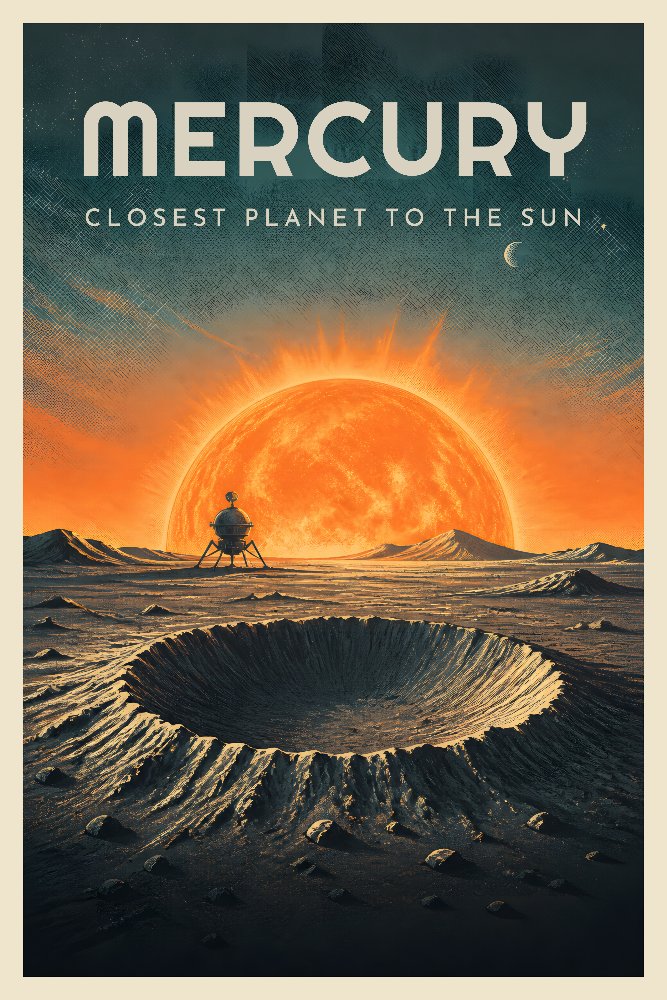 Mercury — Solar Forge by Fab Posters