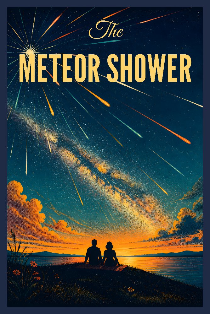 Meteor Shower — Night of Falling Stars by Fab Posters