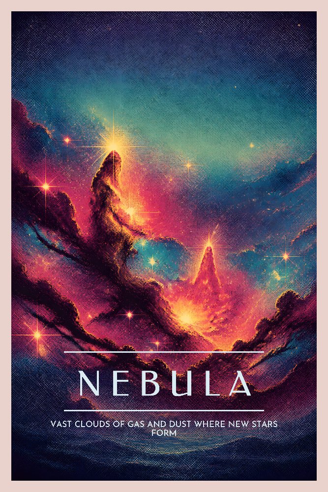 Nebula — Stellar Nursery by Fab Posters