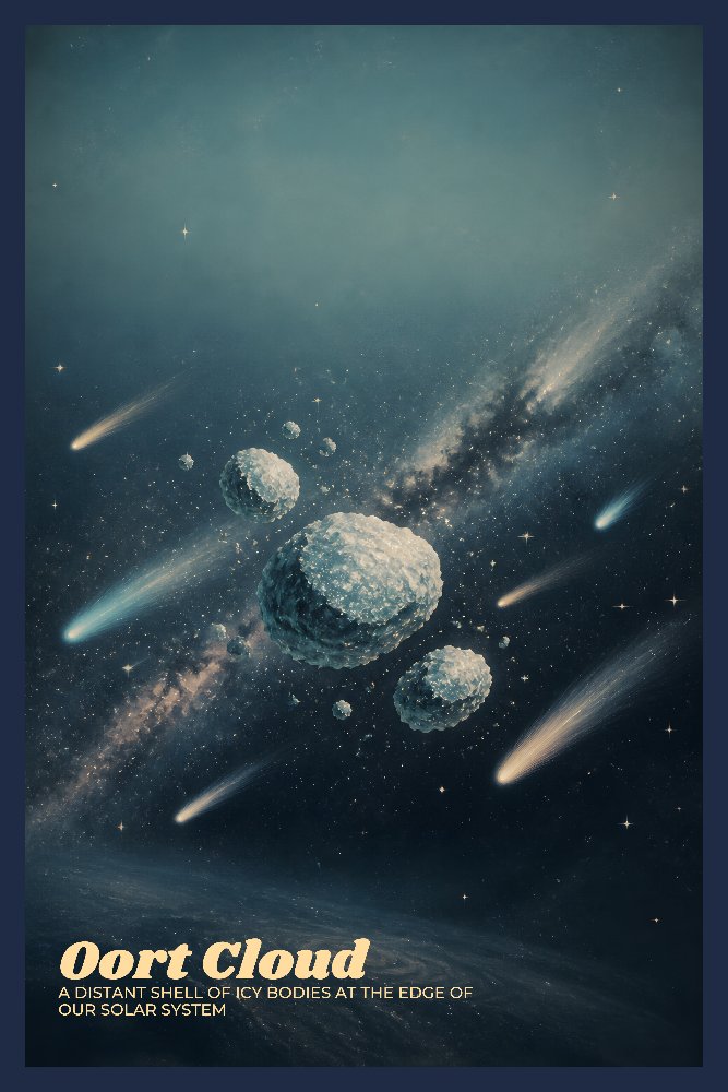 Oort Cloud — Edge of the System by Fab Posters