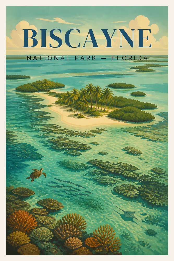 Biscayne — Boca Chita Bay by Fab Posters