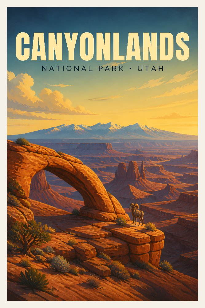 Canyonlands — Mesa Arch Sunset by Fab Posters