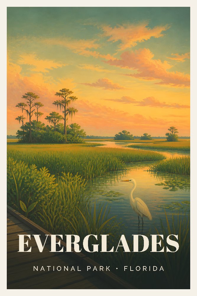 Everglades — River of Grass by Fab Posters