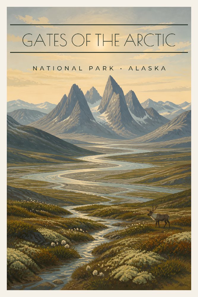 Gates of the Arctic — Brooks Range Solitude by Fab Posters
