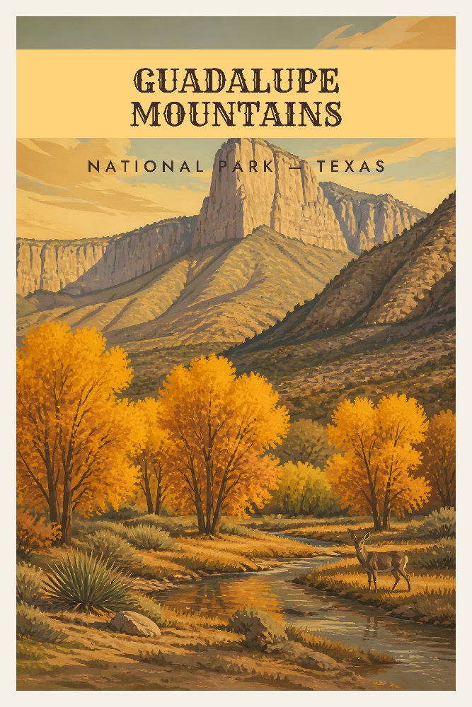 Guadalupe Mountains — McKittrick Canyon Fall by Fab Posters