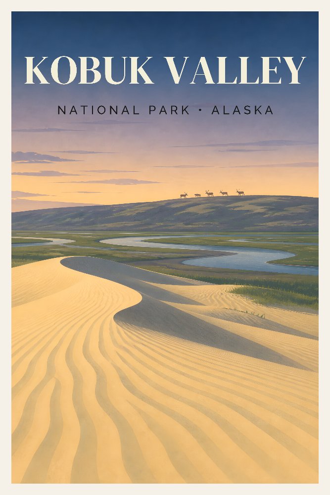 Kobuk Valley — Dunes and Tundra by Fab Posters