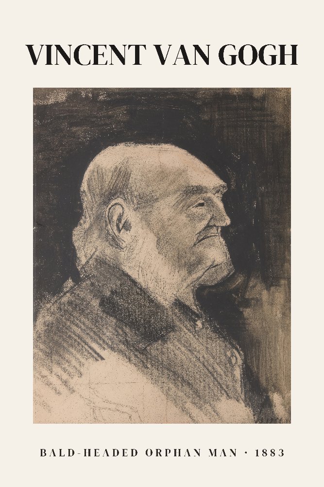 Bald-Headed Orphan Man by Vincent van Gogh