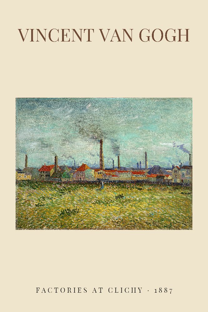 Factories at Clichy by Vincent van Gogh