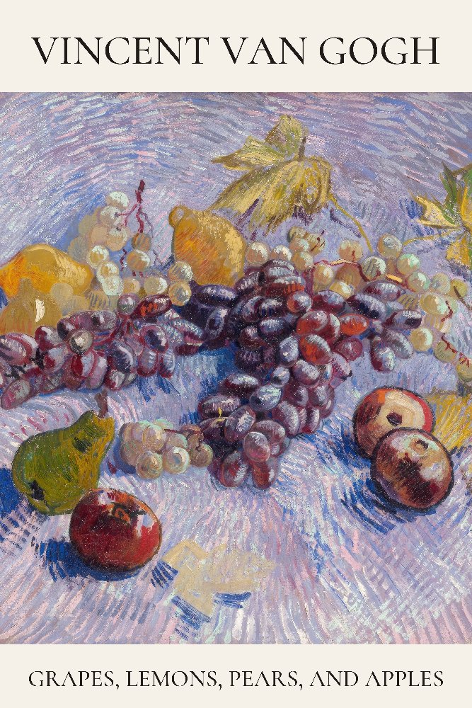 Grapes, Lemons, Pears, and Apples by Vincent van Gogh
