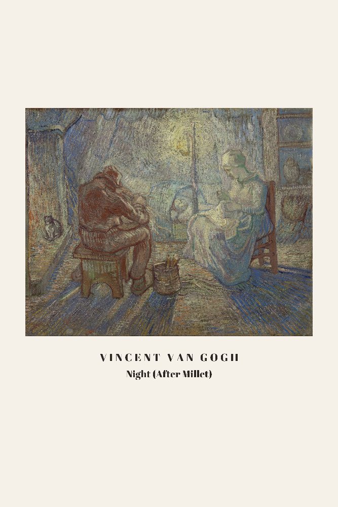 Night (After Millet) by Vincent van Gogh