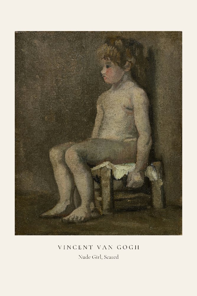Nude Girl, Seated by Vincent van Gogh