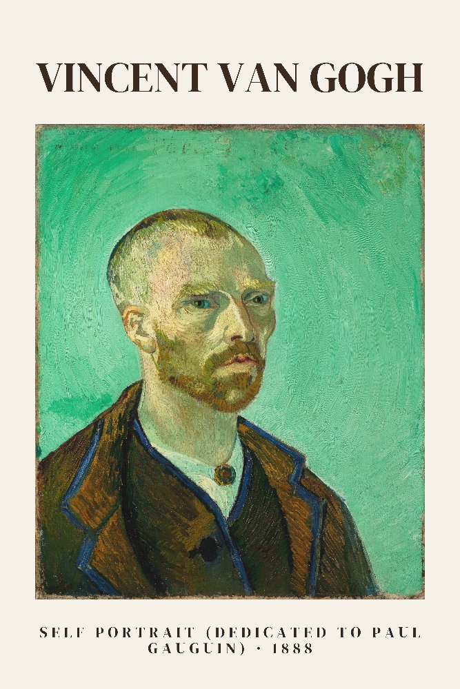 Self Portrait (dedicated to Paul Gauguin) by Vincent van Gogh