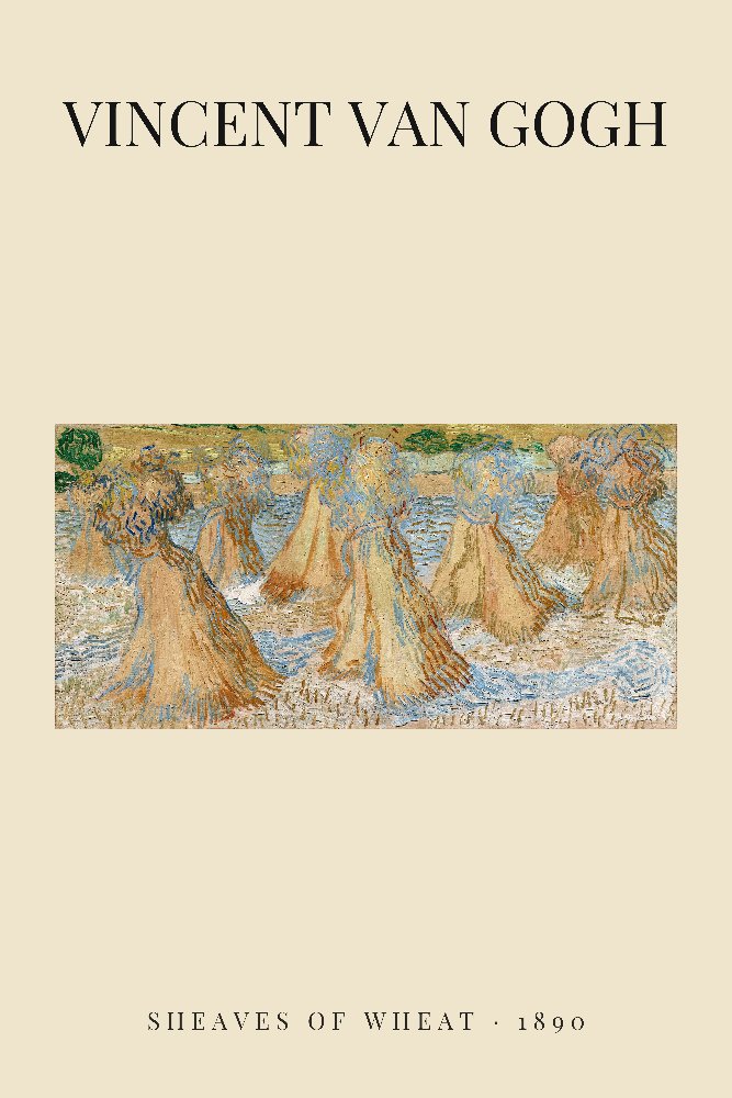 Sheaves of Wheat by Vincent van Gogh