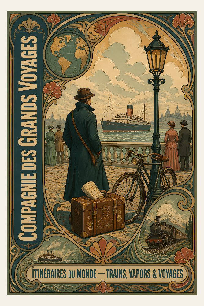 Compagnie des Grands Voyages by Fab Posters