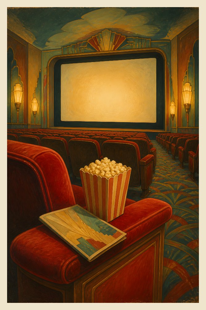 Golden Age Cinema — Grand Cinema Night by Fab Posters