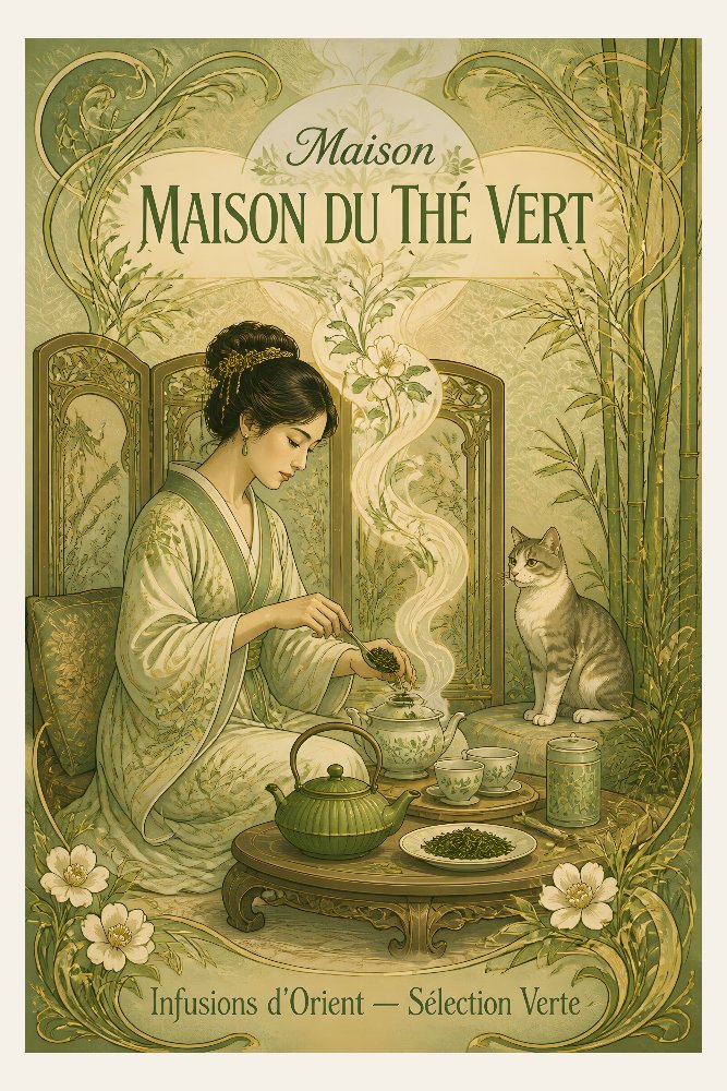 Maison du Thé Vert by Fab Posters