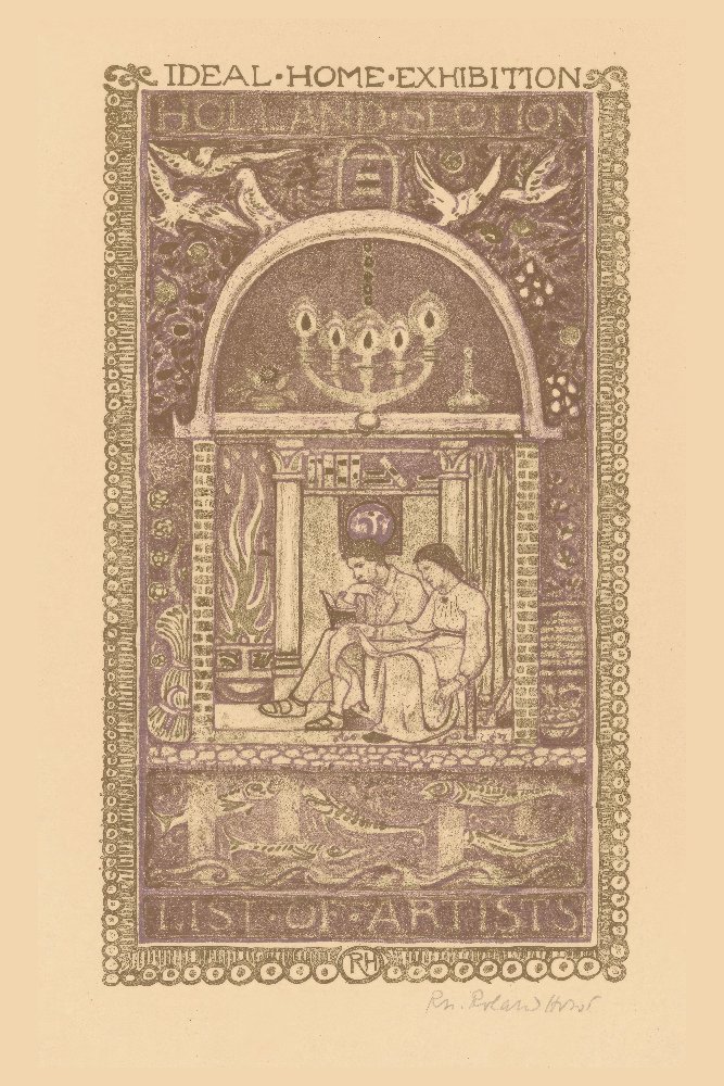 Cover Design for Catalogue of the Ideal Home Exhibition, 1912 by Richard Nicolaüs Roland Holst