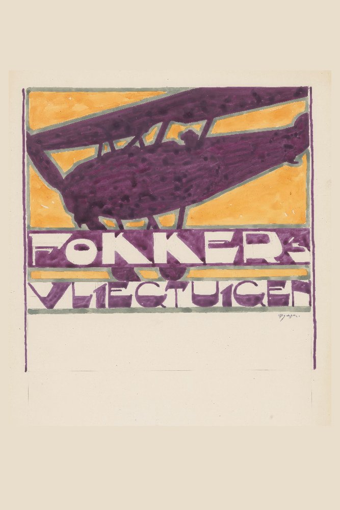 Design for Advertisement for Fokker's Aircraft by Reijer Stolk