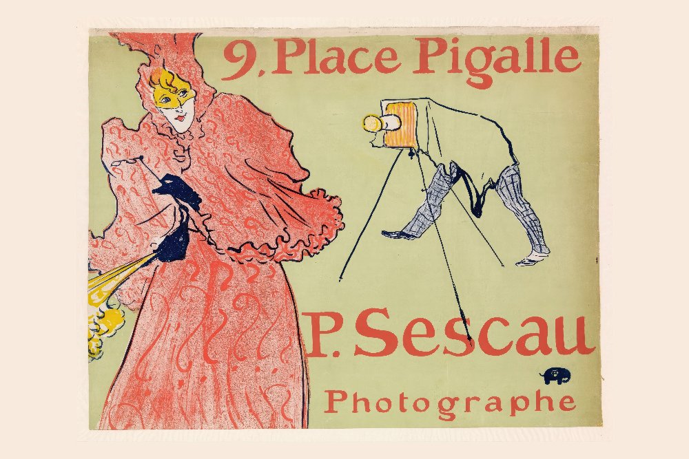 The Photographer Sescau by Henri de Toulouse-Lautrec