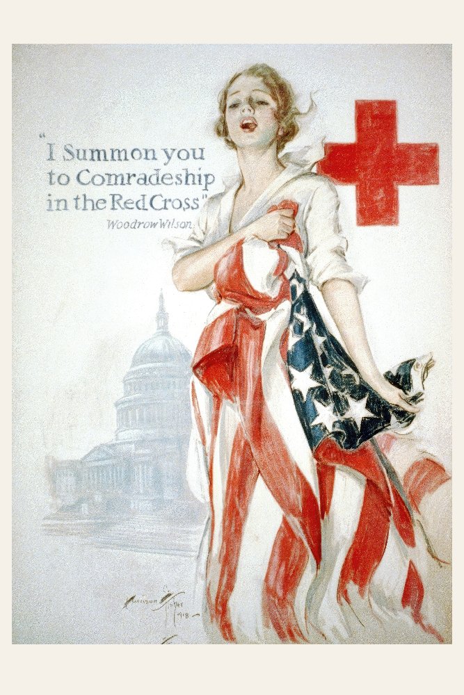 I Summon You to Comradeship in the Red Cross by Harrison Fisher
