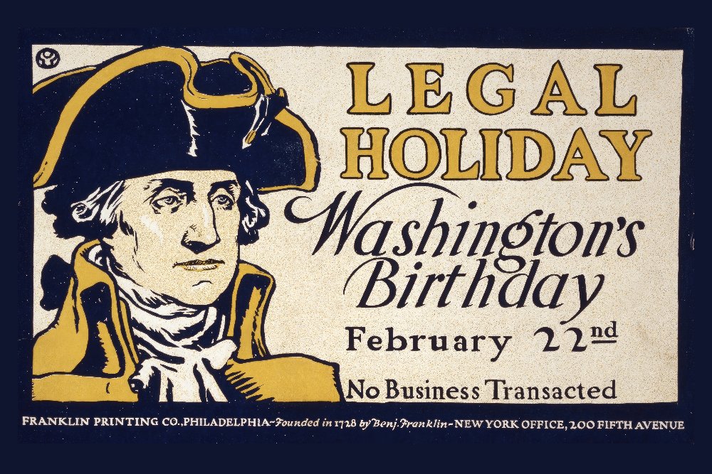 Legal holiday, Washington’s birthday, February 22nd, no business transacted by Edward Penfield