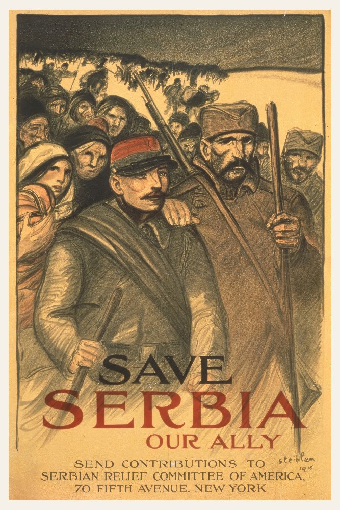 Save Serbia, Our Ally by Théophile Alexandre Steinlen