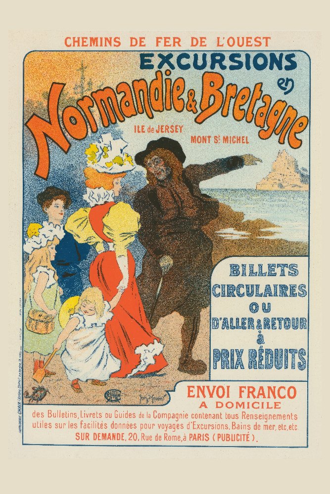 Excursions in Normandy and Brittany by Georges Meunier
