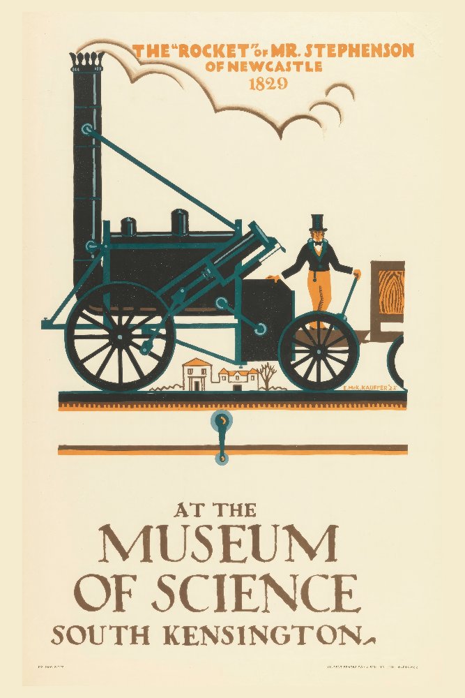 The 'Rocket' – Museum of Science by Edward McKnight Kauffer