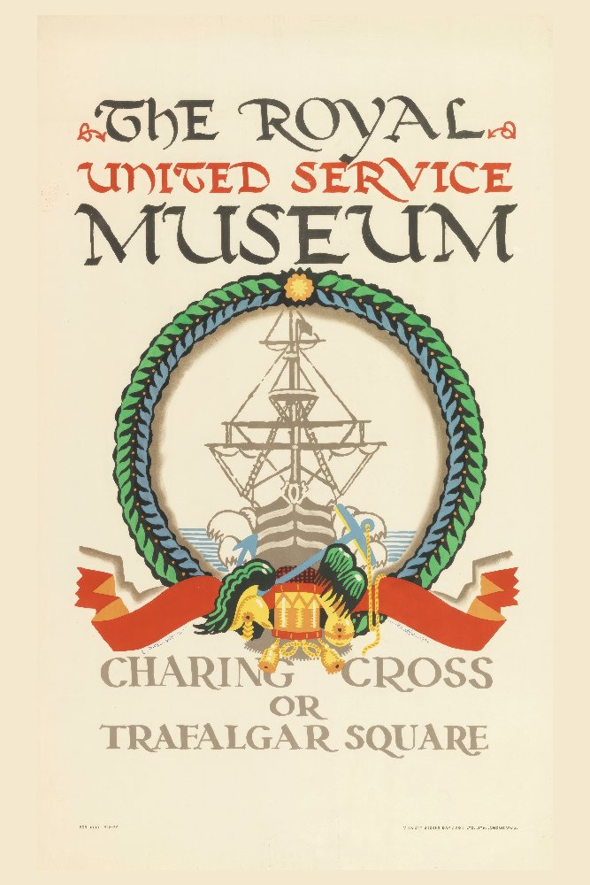 The Royal United Service Museum, for London Underground by Edward McKnight Kauffer