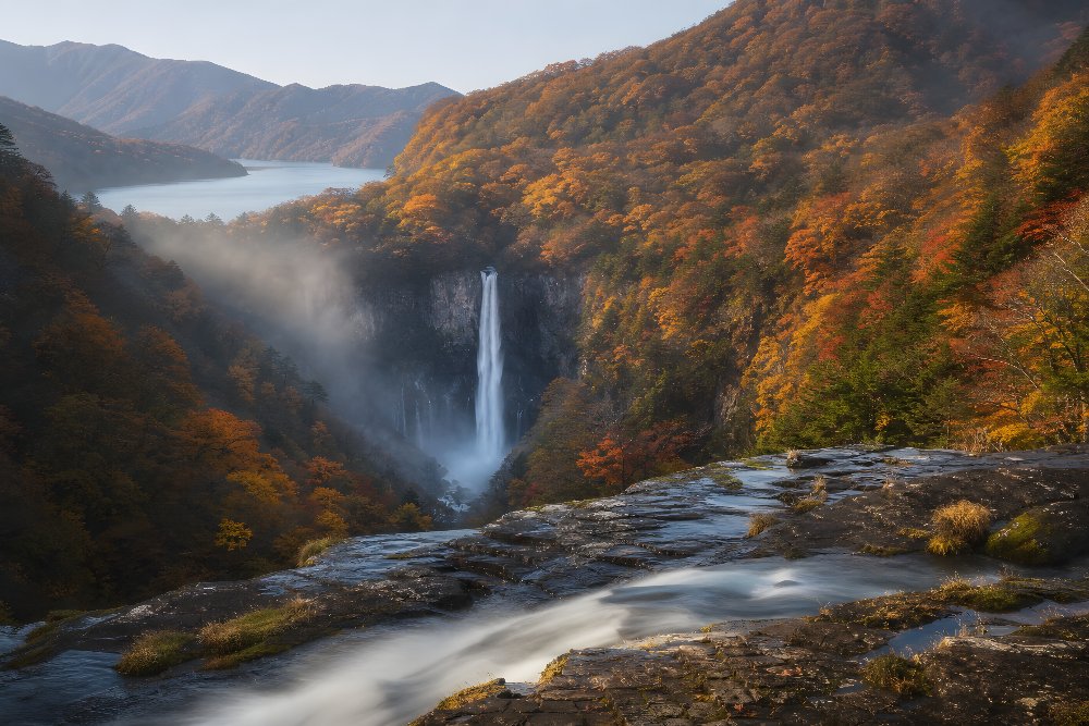 Kegon Falls — Maples Above Kegon by Fab Posters