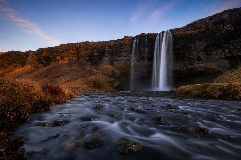 Seljalandsfoss — Behind the Veil by Fab Posters