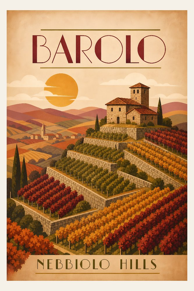 Barolo — Langhe Hills by Fab Posters