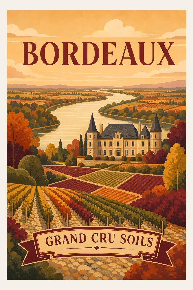 Bordeaux Riverbend by Fab Posters