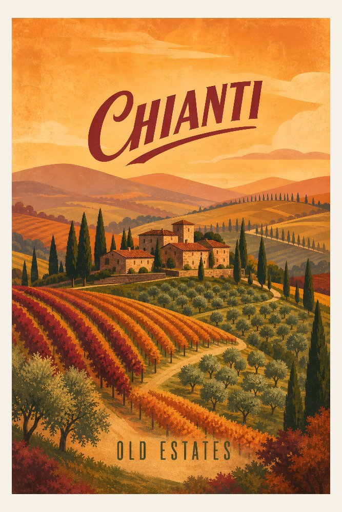 Chianti — Tuscan Ridge by Fab Posters
